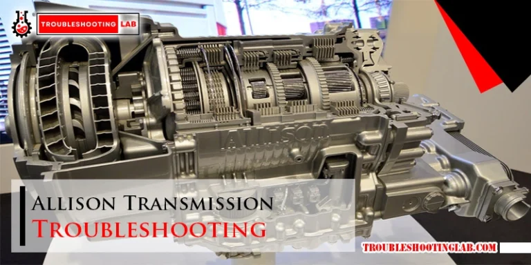 Allison Transmission Troubleshooting