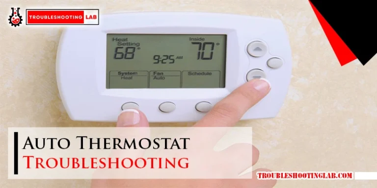 Auto Thermostat Troubleshooting