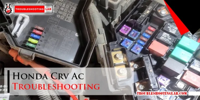 Honda Crv Ac Troubleshooting