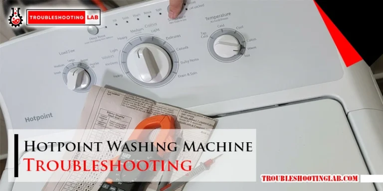 Hotpoint Washing Machine Troubleshooting