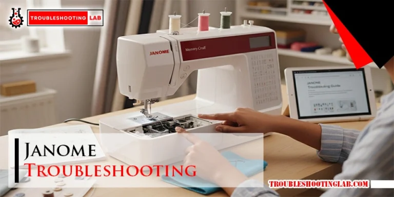 Janome Troubleshooting