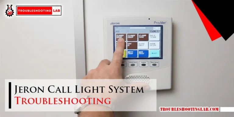 Jeron Call Light System Troubleshooting