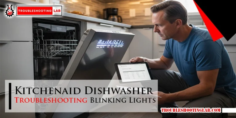Kitchenaid Dishwasher Troubleshooting Blinking Lights