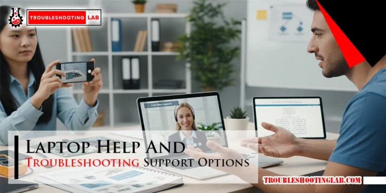 Laptop Help And Troubleshooting Support Options