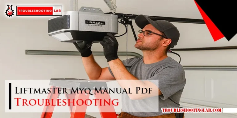 Liftmaster Myq Manual Pdf Troubleshooting