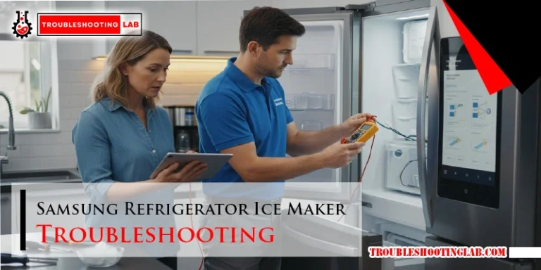 Samsung Refrigerator Ice Maker Troubleshooting