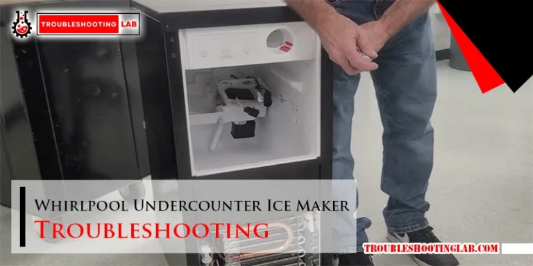 Whirlpool Undercounter Ice Maker Troubleshooting
