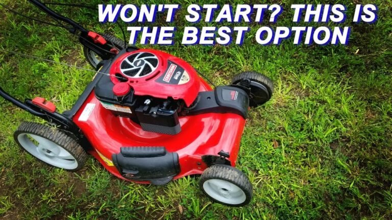 Craftsman Push Mower Troubleshooting