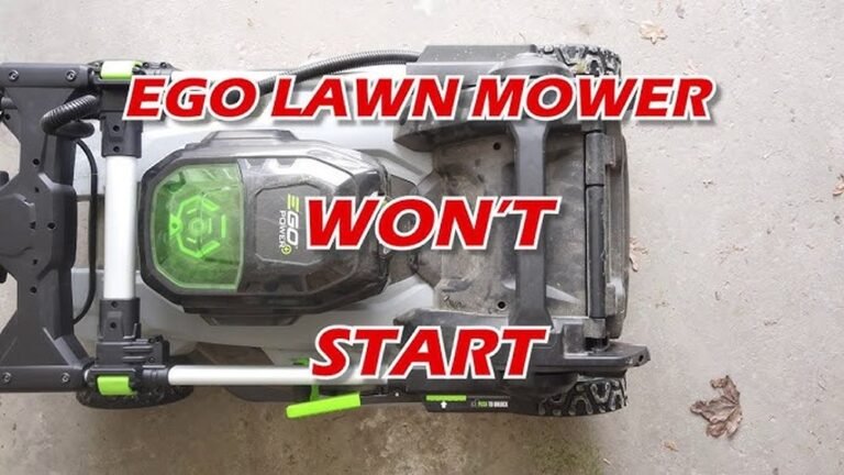 Ego Lawn Mower Troubleshooting Manual