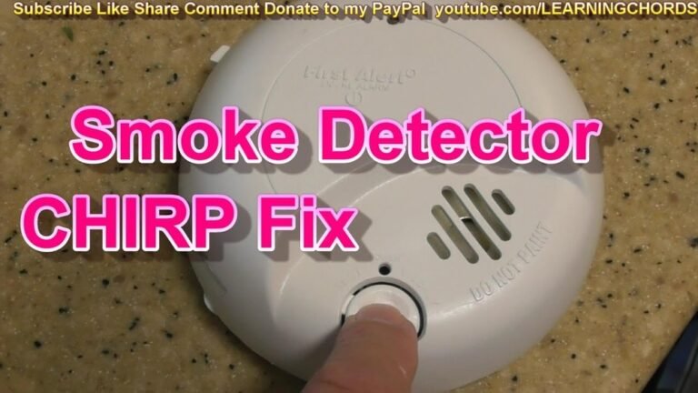 First Alert Smoke Detector Troubleshooting