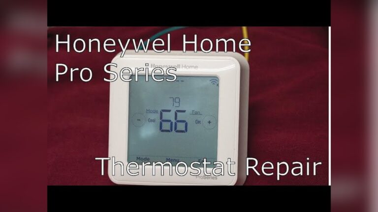 Honeywell Proseries Thermostat Troubleshooting