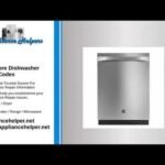 Kenmore Dishwasher Troubleshooting Codes