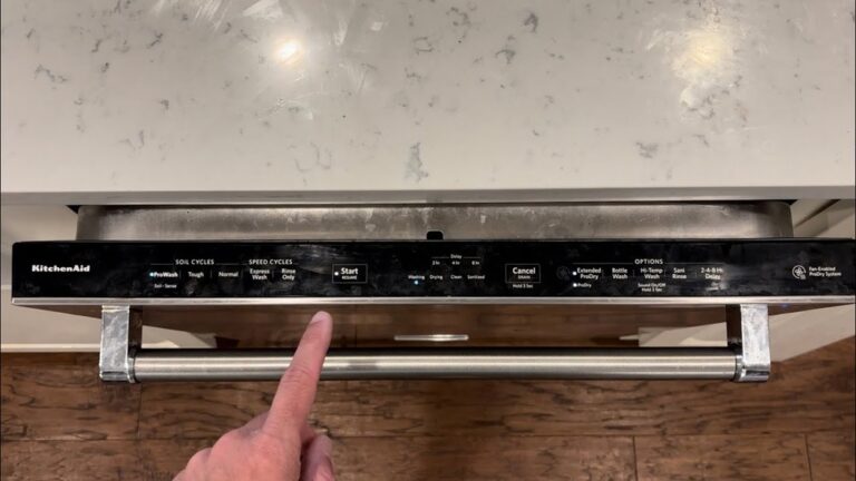 Kitchenaid Dishwasher Troubleshooting Blinking Lights