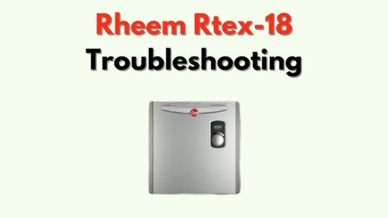Rheem Retex-18 Troubleshooting