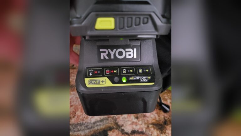 Ryobi Battery Charger Troubleshooting