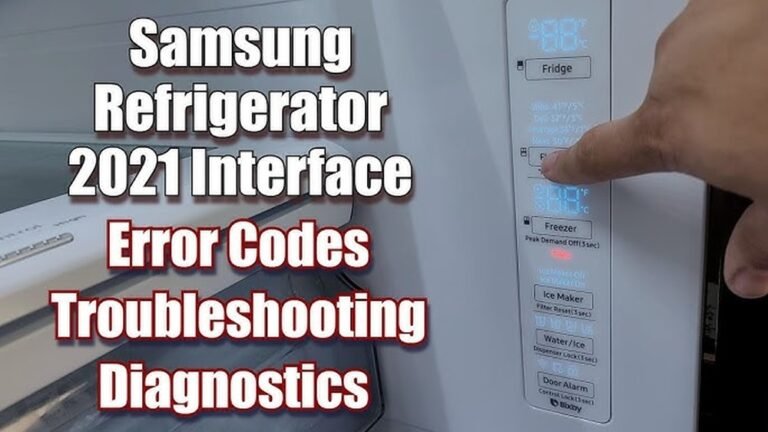 Samsung Refrigerator Troubleshooting
