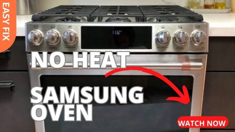 Samsung Stove Troubleshooting