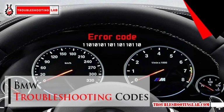 Bmw Troubleshooting Codes