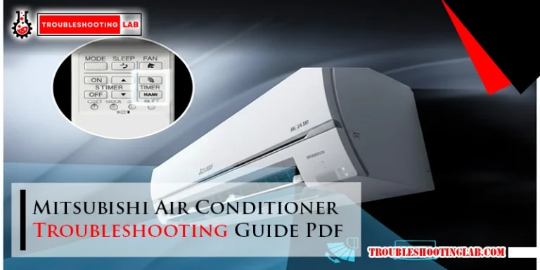 Mitsubishi Air Conditioner Troubleshooting Guide Pdf