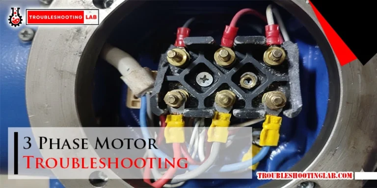 3 Phase Motor Troubleshooting