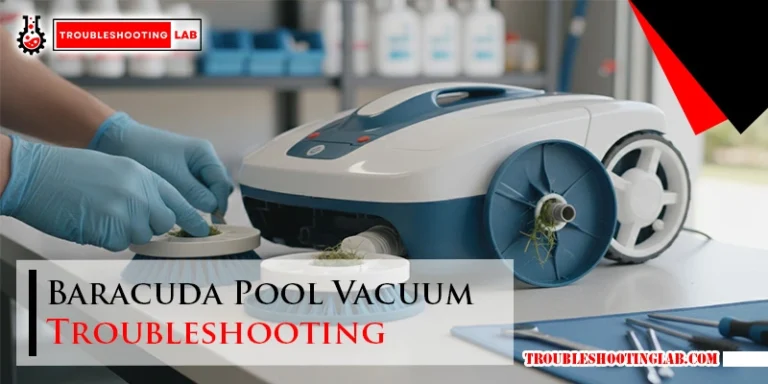 Baracuda Pool Vacuum Troubleshooting