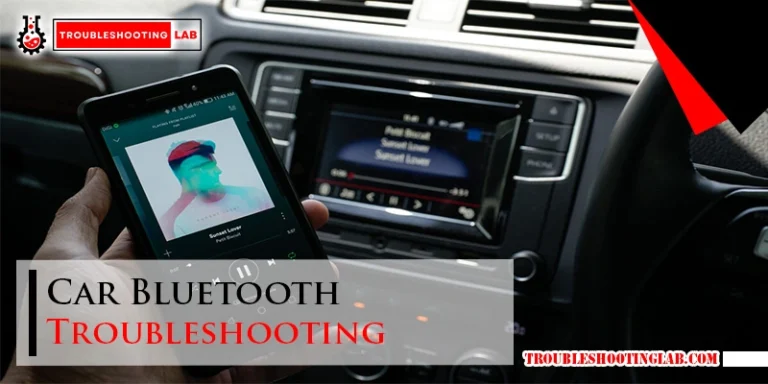Car Bluetooth Troubleshooting