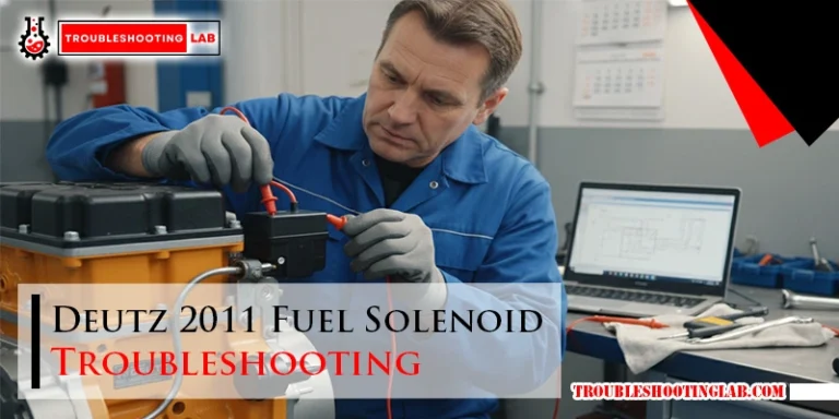 Deutz 2011 Fuel Solenoid Troubleshooting