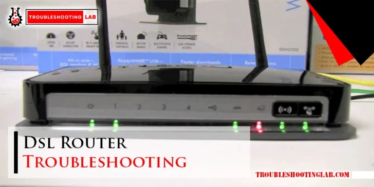 Dsl Router Troubleshooting