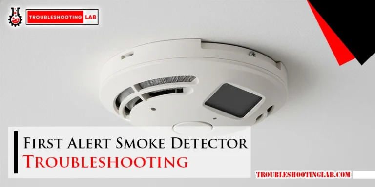 First Alert Smoke Detector Troubleshooting