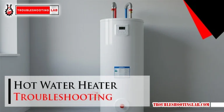 Hot Water Heater Troubleshooting