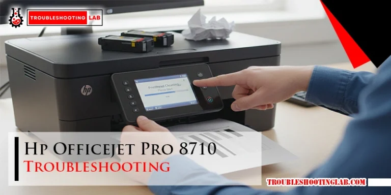 Hp Officejet Pro 8710 Troubleshooting