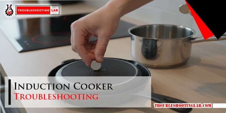 Induction Cooker Troubleshooting
