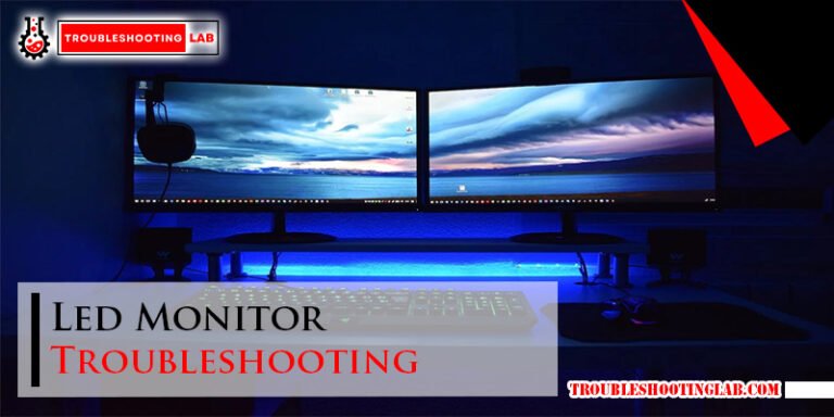 Led Monitor Troubleshooting