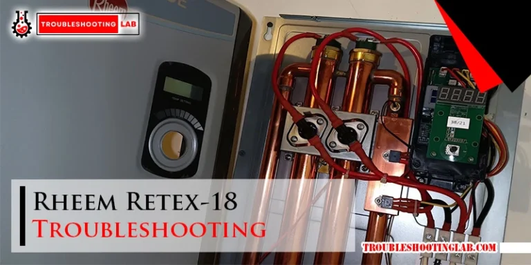 Rheem Retex-18 Troubleshooting