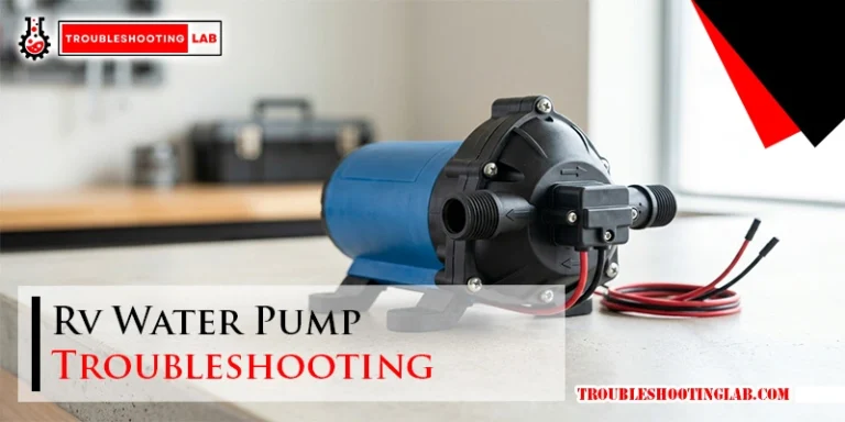 Rv Water Pump Troubleshooting