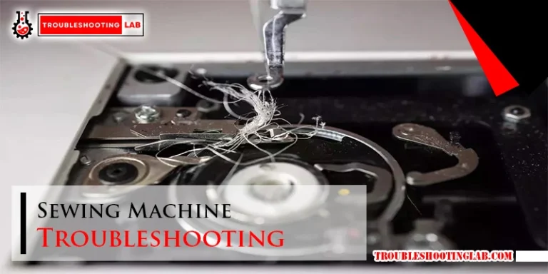 Sewing Machine Troubleshooting