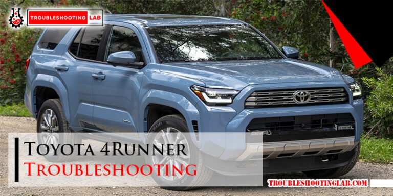 Toyota 4Runner Troubleshooting