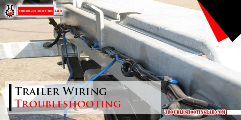 Trailer Wiring Troubleshooting