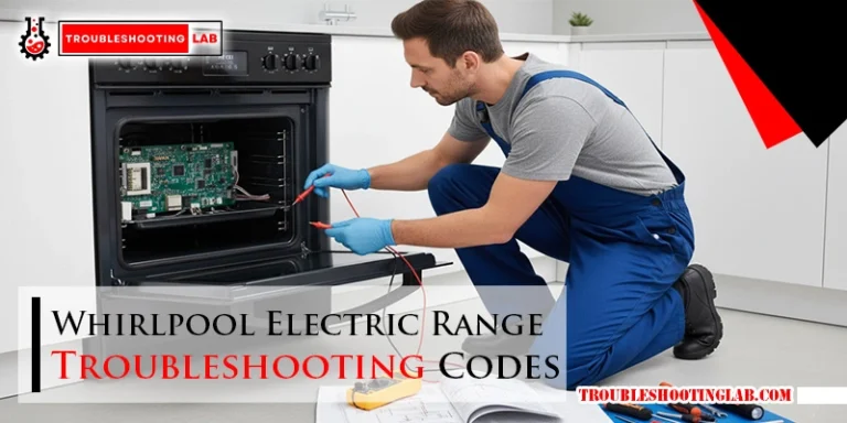 Whirlpool Electric Range Troubleshooting Codes