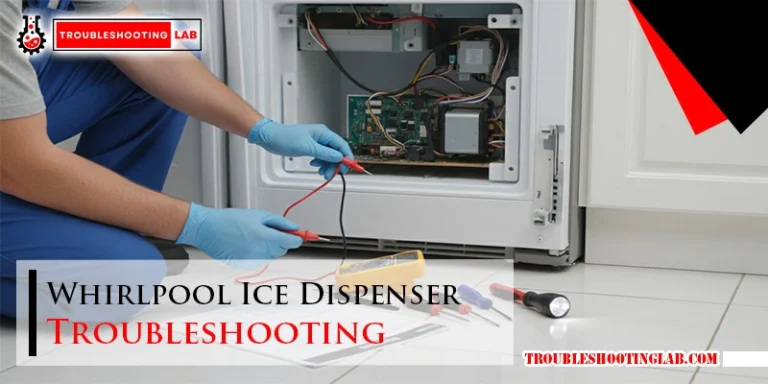 Whirlpool Ice Dispenser Troubleshooting