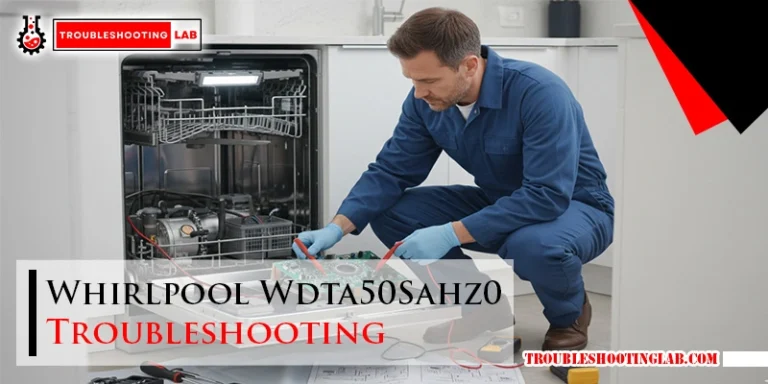 Whirlpool Wdta50Sahz0 Troubleshooting
