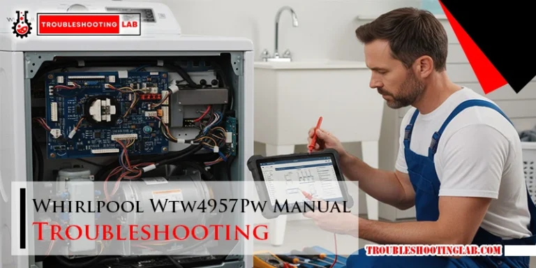 Whirlpool Wtw4957Pw Manual Troubleshooting