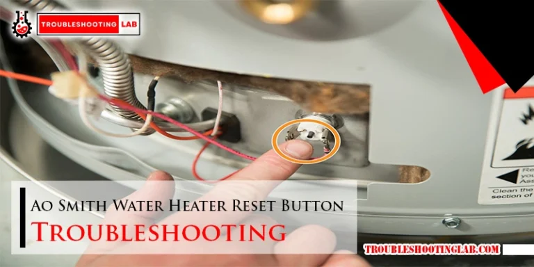 Ao Smith Water Heater Reset Button Troubleshooting