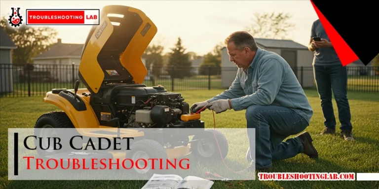 Cub Cadet Troubleshooting'-FI