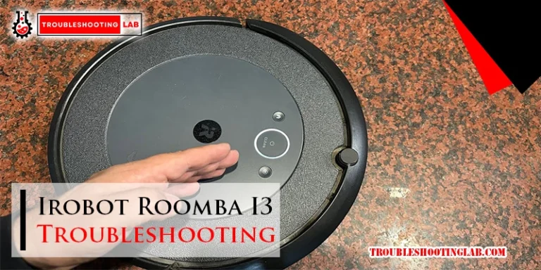 Irobot Roomba I3 Troubleshooting