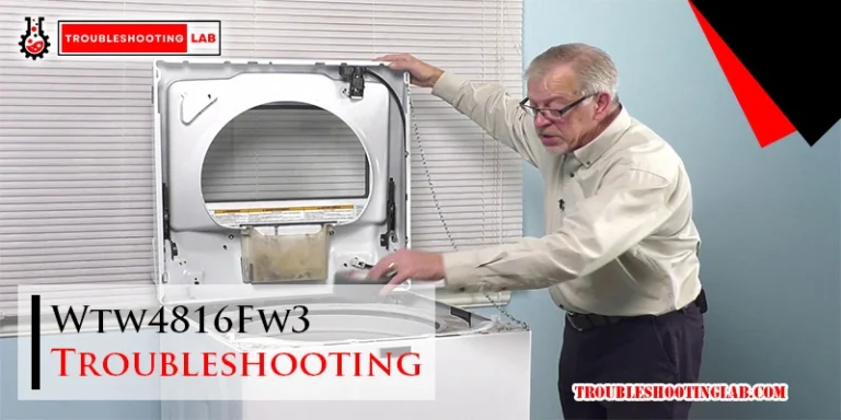 Wtw4816Fw3 Troubleshooting