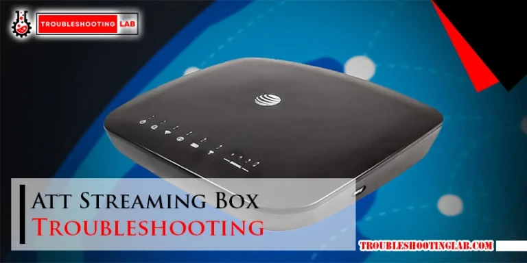 Att Streaming Box Troubleshooting