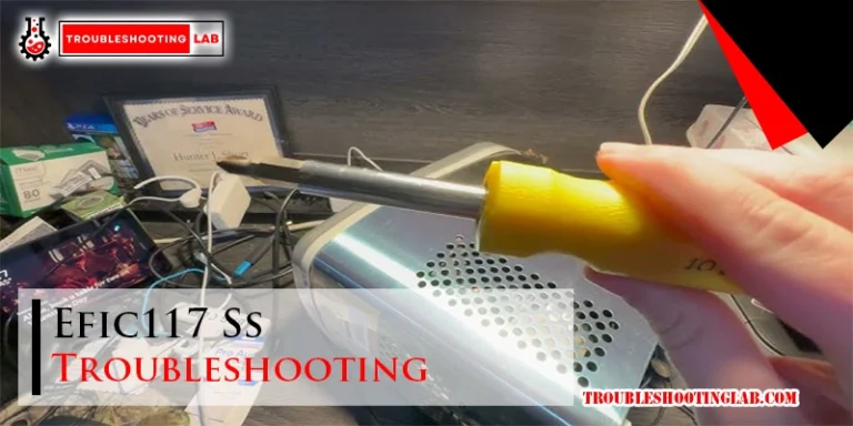 Efic117 Ss Troubleshooting