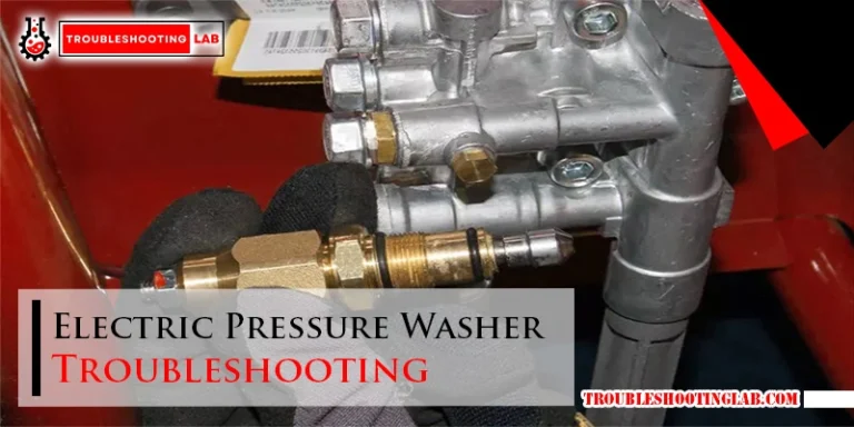 Electric Pressure Washer Troubleshooting
