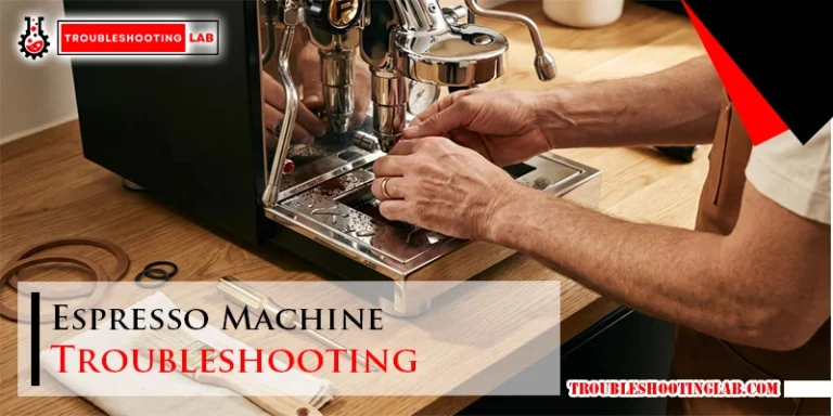 Espresso Machine Troubleshooting
